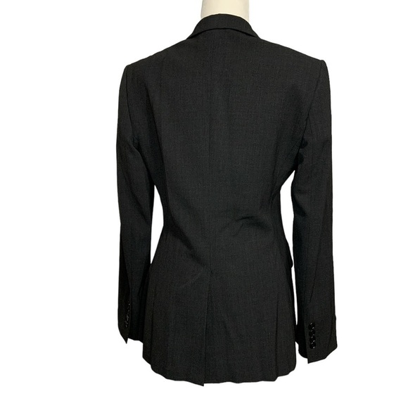 dolce & Gabbana Dark Gray Virgin Wool Blend Women Blazer - Picture 4 of 15